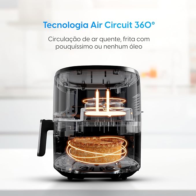 Fritadeira Elétrica Visio Fry Elgin Cesto removível 5L 1700W - Airfryer