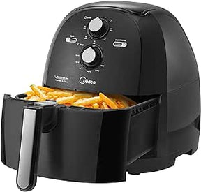 Fritadeira Airfryer Sem Óleo 5,3L, 1700W Preto FRB50P, Midea