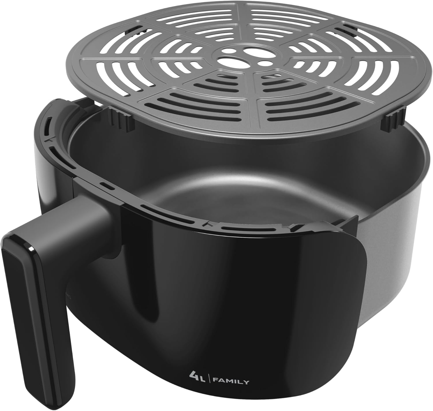 WAP Fritadeira Elétrica Air Fryer FAMILY WAFF2-P 4 Litros, Preto, Revestimento Antiaderente, 1500W