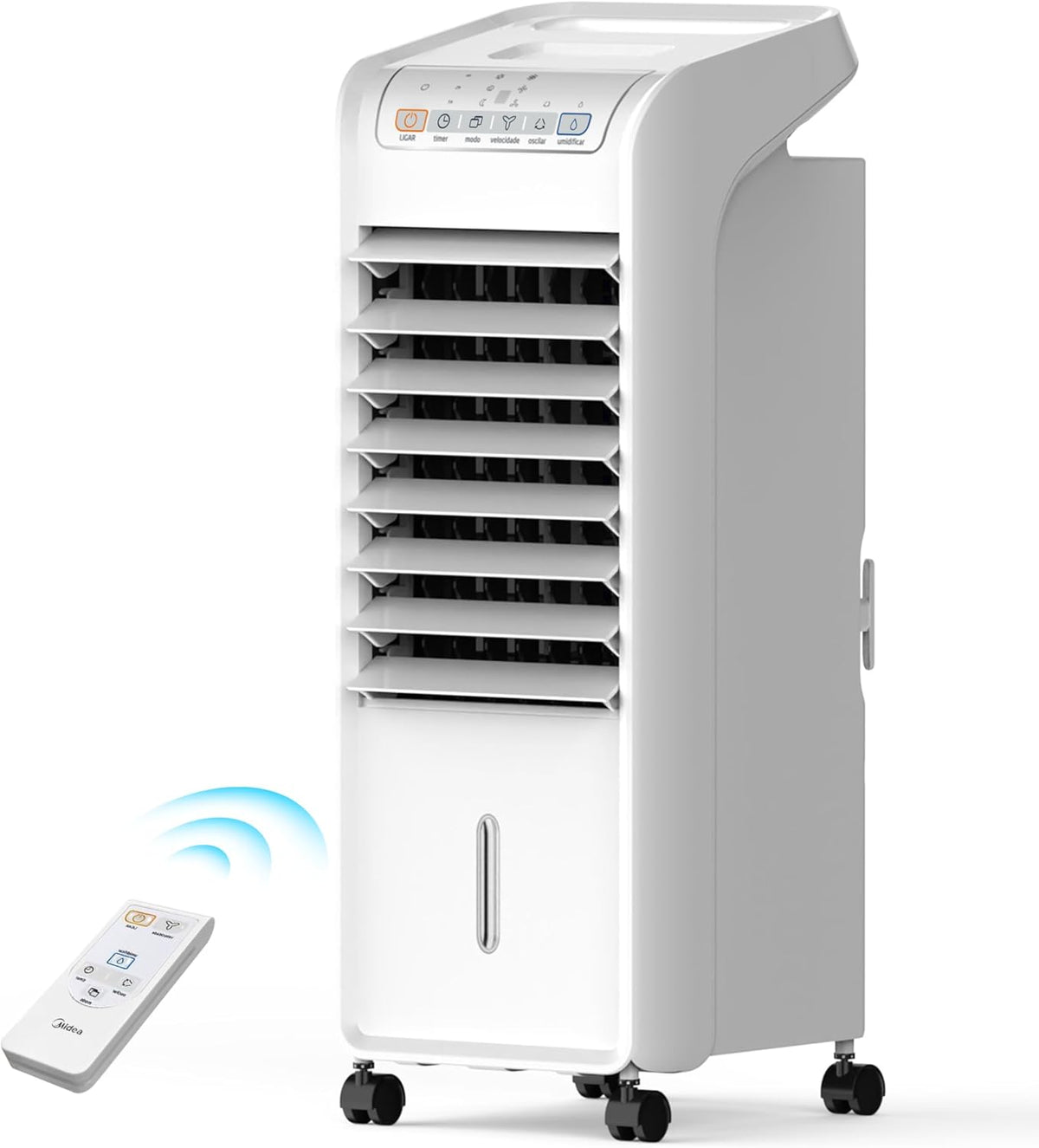 Climatizador de Ar Frio, 60W, 4,5L, Midea Branco, AKAF1