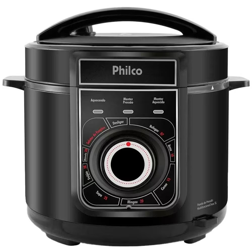 Panela Elétrica de Pressão Multifuncional Philco PPP02PI 5L – Preta