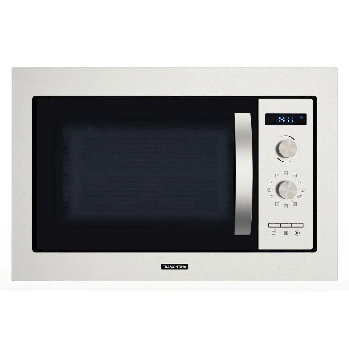 Micro-ondas de Embutir Tramontina Inox 60 25 L em Aço Inox com Acabamento Scotch Brite 8 Funções