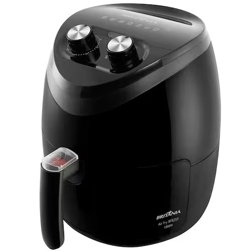 Fritadeira Elétrica Sem Óleo Air Fryer Britânia BFR25P 3,5L - Preta