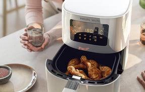 Fritadeira Airfryer Digital Philips Walita Série 3000 4,1 Litros 1400W Branco RI9252/01