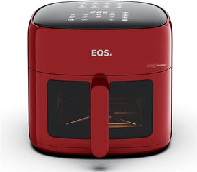 Fritadeira Sem Óleo Air Fryer Eos Chef Gourmet 6.2 Litros Compacta Digital Vermelho Eaf60v