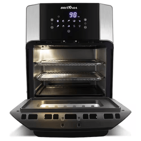 Fritadeira Elétrica sem Óleo Air Fry Britânia Oven BFR2100P 12L - Preta