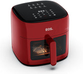 Fritadeira Sem Óleo Air Fryer Eos Chef Gourmet 6.2 Litros Compacta Digital Vermelho Eaf60v