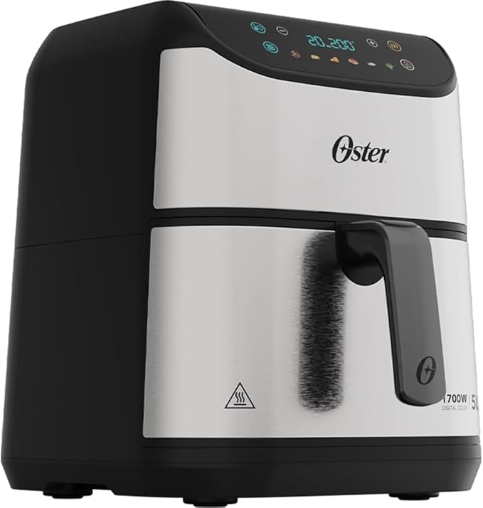 Oster Fritadeira Digital Inox 5L com Painel Touch