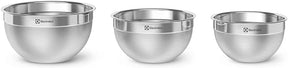 Conjunto de Bowls Tigelas de Inox com Tampa Plástica Electrolux