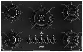 Cooktop 5 Bocas a Gás Itatiaia Itamaster com Tripla Chama e Acendimento Superautomático Preto Bivolt