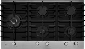 Cooktop à Gás Fischer 5 Bocas Platinium Mesa Vidro Preto 33810-92122