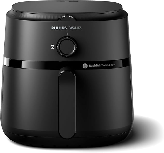 Fritadeira Airfryer Série 1000 XL, Philips Walita, 6,2 litros, Tecnologia RapidAir, Preta - NA130/00