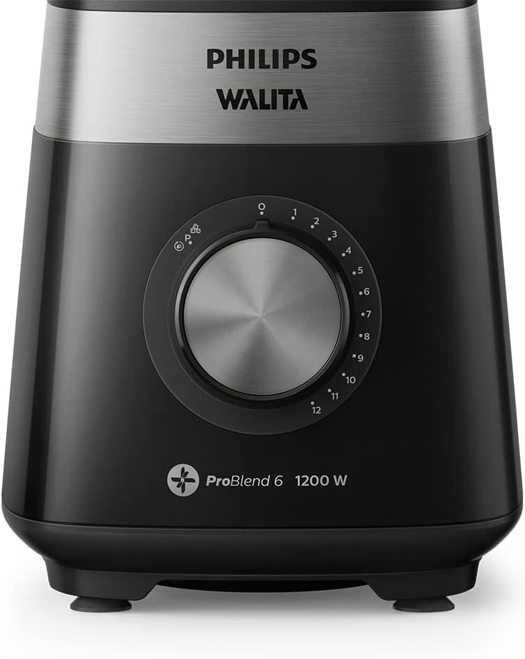 PHILIPS Liquidificador Série 5000, RI2242, Preto, Jarra Inquebrável, Walita