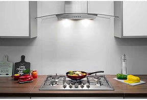 Suggar Cooktop a Gás 5 Bocas Mesa em Aço Inox Tripla Chama Central Bivolt FG5135IX