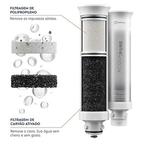 Eletrolux, Purificador de água Gelada, Fria e Natural Elétrico Compacto Pure 4x Azul (PE12A)