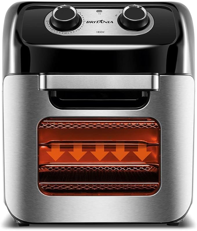 Fritadeira Air Fryer Britnia Oven 12 Litros 1800w - Modelo: BFR2300P