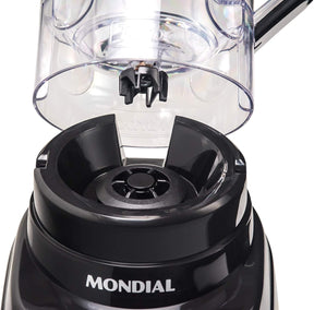 Liquidificador Mondial, Turbo Power - Preto 550W,  Preto, 2,2 L - L-99 FB