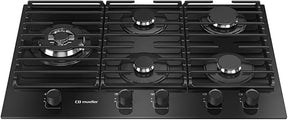 Cooktop Mueller 5 Bocas 77cm com Grade Dupla MCG5BM Bivolt