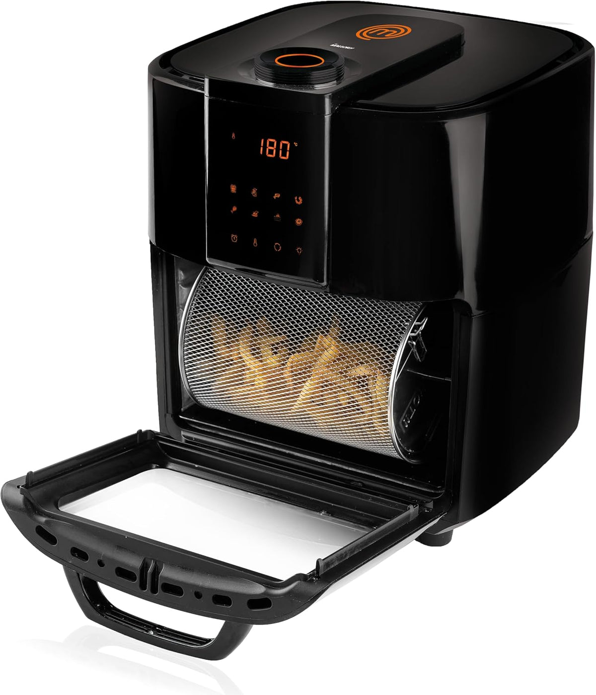 Fritadeira Elétrica Masterchef Oven By Mallory 12 Litros Com 1700W, Paneil LED, Multi Função Air Fryer, Forno e Desidratador