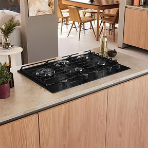 Cooktop Mueller 5 Bocas 77cm com Grade Dupla MCG5BM Bivolt