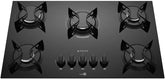 Cooktop 5 Bocas Preto com Mesa de Vidro Atlas Agile Up Bivolt