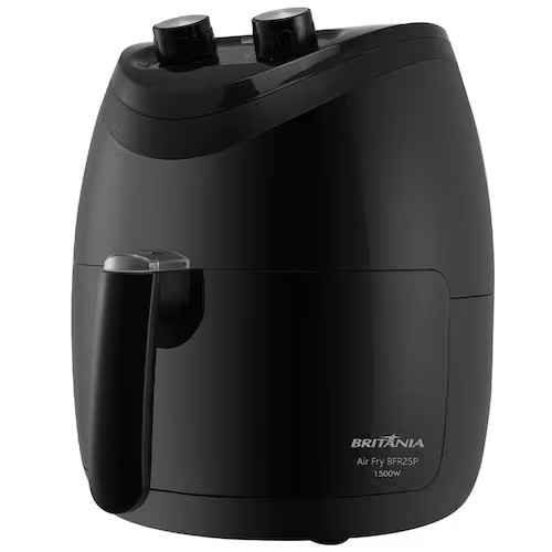 Fritadeira Elétrica Sem Óleo Air Fryer Britânia BFR25P 3,5L - Preta