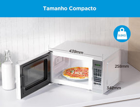 Forno Micro-ondas 20L Prata Espelhado Midea 110V ‎