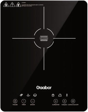 Cooktop Elétrico Gaabor Por Indução 2000w 1 Boca Touch Screen