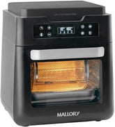 Fritadeira Air Oven Easycook Mallory 1500W Com12 Litros, Painel de LED, Visor de Vidro e Luz Interna, Multi função