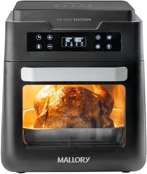 Fritadeira Air Oven Easycook Mallory 1500W Com12 Litros, Painel de LED, Visor de Vidro e Luz Interna, Multi função