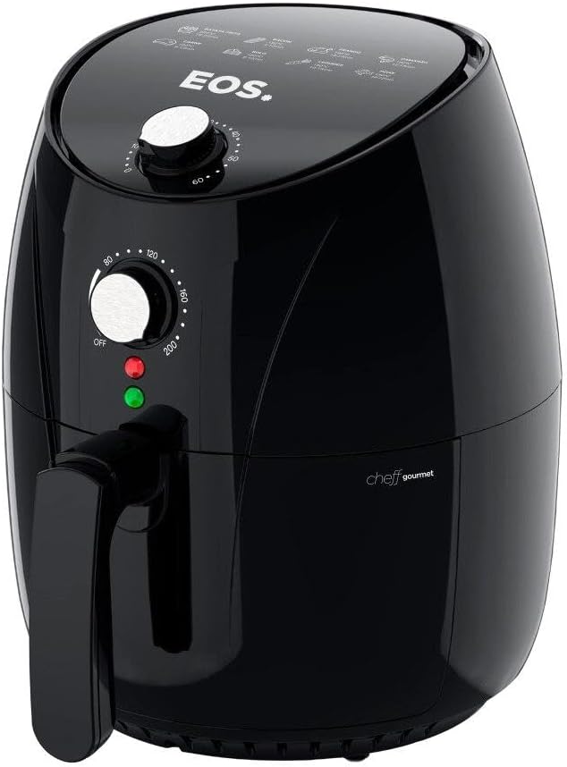 Fritadeira Sem Óleo Air fryer Eos Chef Gourmet 4 Litros Preto Eaf40p