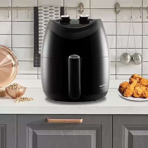 Fritadeira Elétrica Sem Óleo Air Fryer Britânia BFR25P 3,5L - Preta